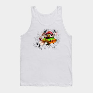 SKATING BLOODY RABBIT 024 Tank Top